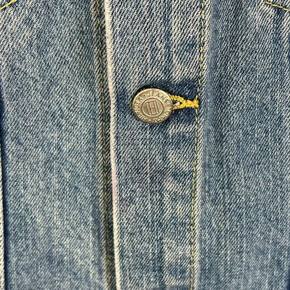 Tommy Jeans Denim Jacket Women's Size Large 100% Cotton GInny Jacket VIntage - Picture 2 of 12